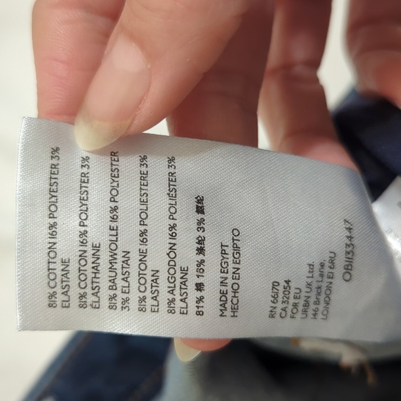 We The Free High Rise Skinny Jeans, Color Dark Wash Size 27 - Picture 15 of 15